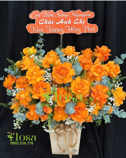 Hộp Hoa Tươi: Hoa Hộp Nắng Mai Hạnh Phúc-HH78 | Flosa