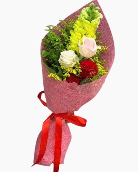 Hoa Bó Dài: Bó Hoa Khen Thưởng - HBD123
