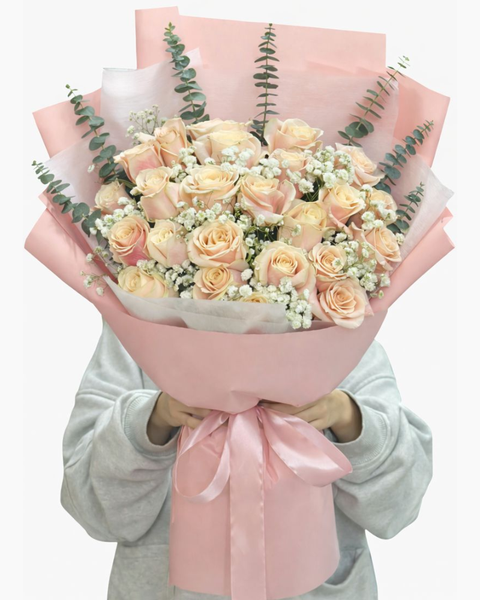 Hoa Bó Dài: Bó Hoa Phấn Xinh  - HBD319