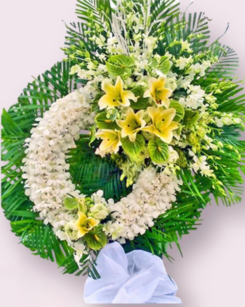 Vòng Hoa Tang Lễ: Giã Biệt - HTL88 - Vòng Hoa Đám Tang