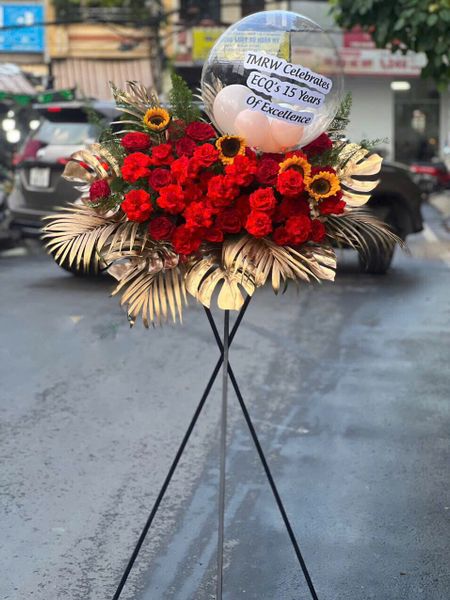  Kệ Hoa Khai Trương Bong Bóng - HCM50 