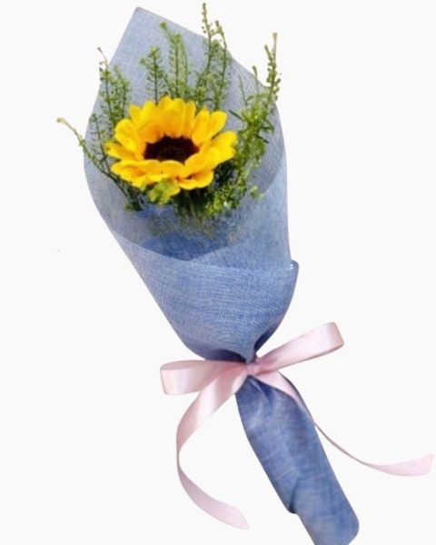 Hoa Bó Dài: Bó Hướng Dương Một Bông - HBD200