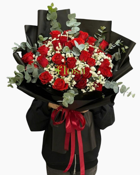 Hoa Bó Dài: Bó Hoa Mật Ngọt Đầu Môi-HBD311