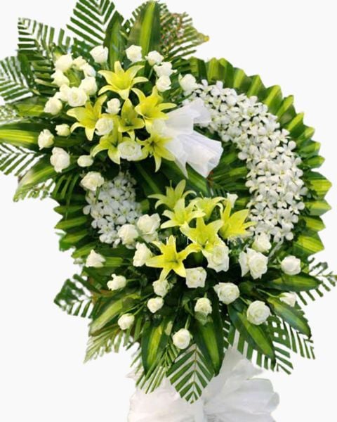 Vòng Hoa Tang Lễ: Vòng Hoa Đám Tang Farewell - HTL45