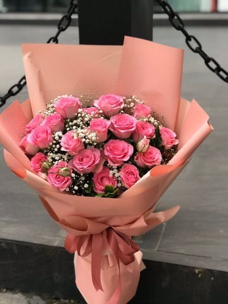 Bó hoa hồng tươi đáng yêu - món quà sinh nhật đáng yêu mà bất kể ai cũng sẽ thích.
