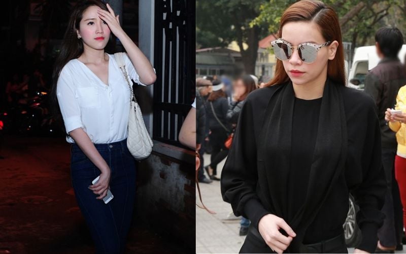 Minh họa trang phục đi viếng đám ma dành cho nữ