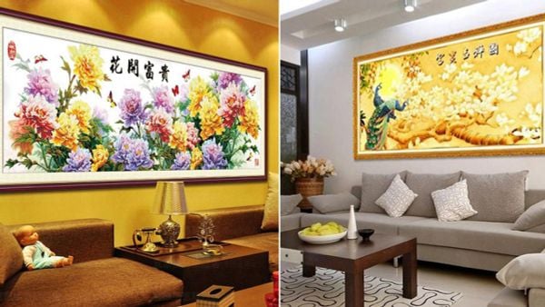 Tranh chữ thập không chỉ đem lại vẻ đẹp cho căn nhà mà còn là nơi lưu giữ ý nghĩa rất tuyệt vời