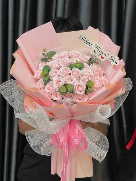 Bó Hồng Pastel 30 Hoa - HST01