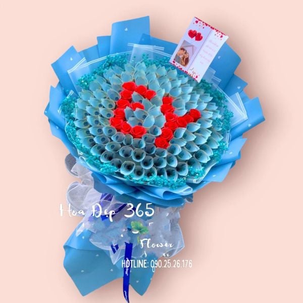 Bó hoa 20/10 có tên Tình Yêu Ngọt Ngào - TC33