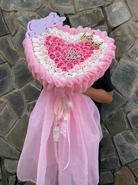  Bó Hoa Hồng Mix Màu - HST03 