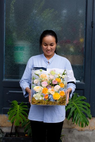  Hộp Hoa Mica Dating - HMC05 