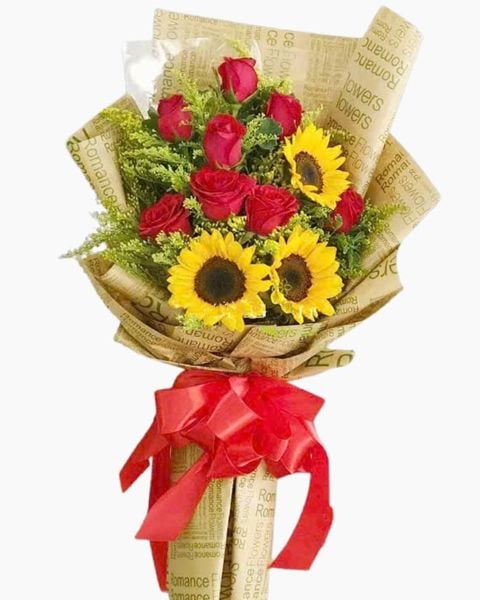 Hoa Bó Dài: Bó Hoa Hừng Đông - HBD148