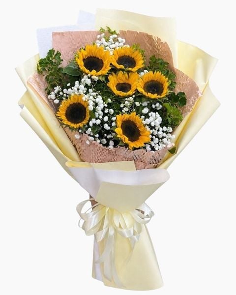Hoa Bó Dài: Bó Hoa Hướng Dương Hy Vọng - HBD373