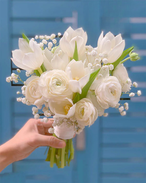  Bó Hoa cưới Cầm Tay New Beginning - HC48 