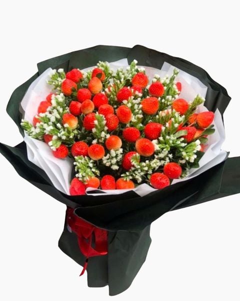 Hoa Trái Cây: Bó Hoa Dâu Tình Yêu Ngọt Ngào - TC33