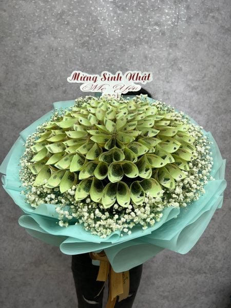 Hoa Tiền: Bó Hoa Giấc Mơ Màu Xanh - Hoa 20/10 - HB91