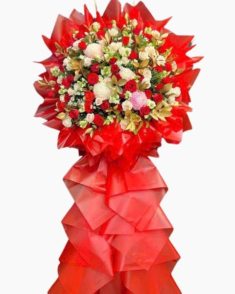 Hoa Khai Trương: Kệ Hoa Khai Trương Hưng Phát - HCM54