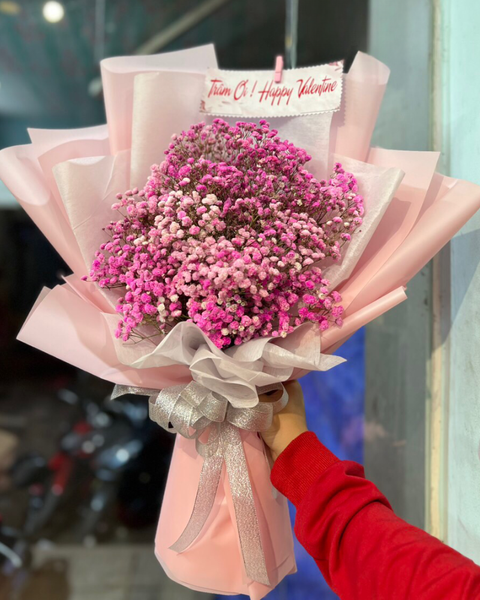 Hoa Bó Dài: Hoa Bó Angel Baby - HBD229 - Hoa 8/3