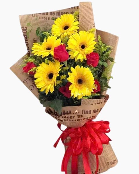 Hoa Bó Dài: Bó Hoa Thanh Lịch - HBD151