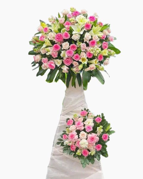 Hoa Chúc Mừng: Lẵng Hoa Tiếp Bước - HCM47