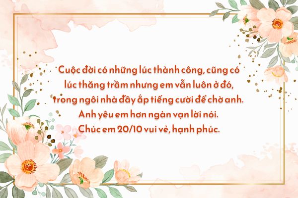 Một lời chúc ngọt ngào kèm theo bó hoa 24h nhớ em
