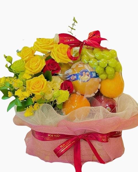 Giỏ Trái Cây: Giỏ Trái Cây Tặng Khai Trương - GTC154