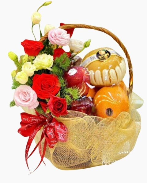 Giỏ Trái Cây: Giỏ Trái Cây Tri Ân - GTC87 - Hoa 20/11 Đẹp Tặng Thầy Cô Giáo | Flosa