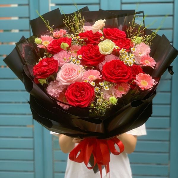 Sắc đỏ hồng khi kết hợp trong cùng một khung hình chỉ có thể nhân đôi sự đáng yêu thôi!