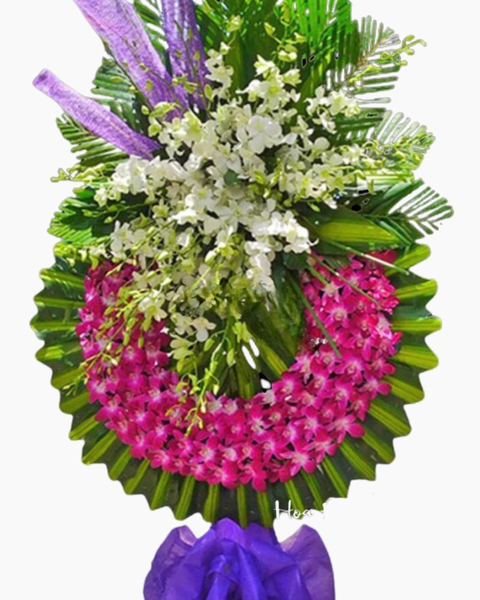 Vòng Hoa Tang Lễ: Thiên Thu - HTL77 - Vòng hoa đám tang
