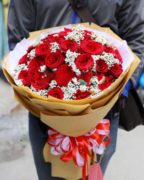 Hoa Bó Tròn: Hoa 8 3 | 24H Nhớ Em - HBT45 - Bó hoa tươi