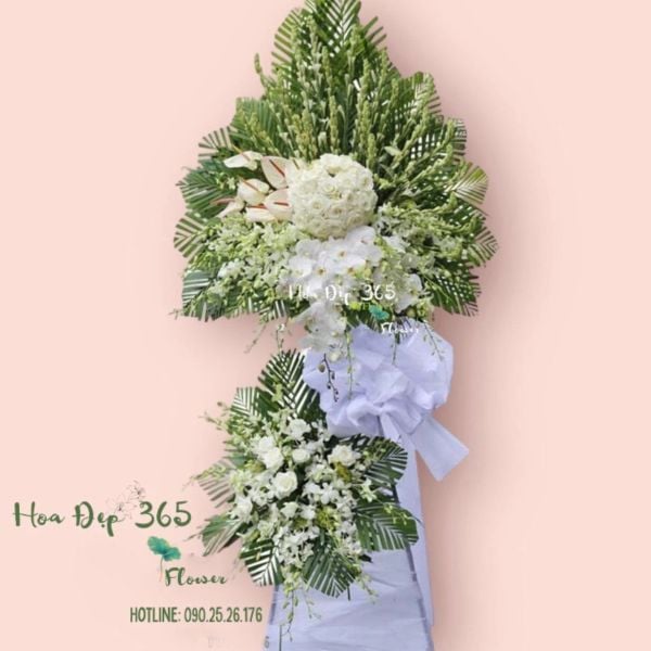 vòng hoa huệ tang lễ