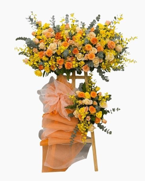 Hoa Chúc Mừng: Kệ Hoa Ánh Dương Phồn Hoa - HCM147