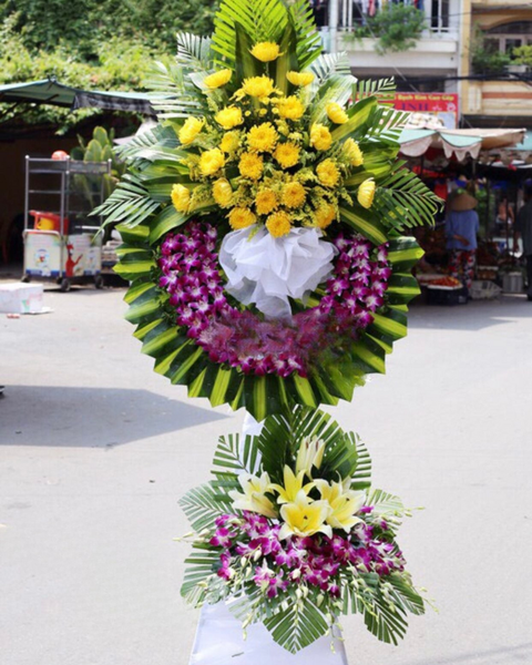Hoa Chia Buồn: Hạ Buồn - HTL43 - Vòng Hoa Tang Lễ
