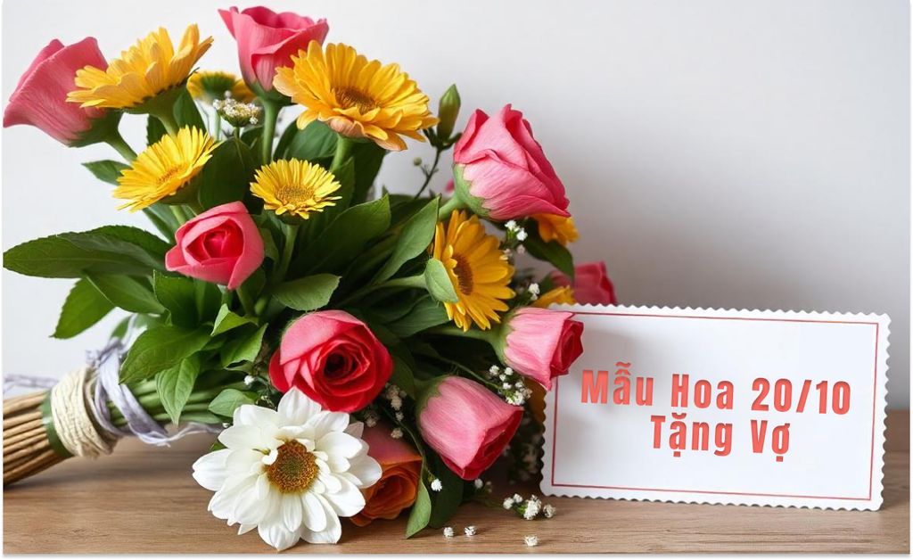 TOP Mẫu Hoa 20/10 Tặng Vợ Ý Nghĩa Sâu Sắc, Tình Cảm