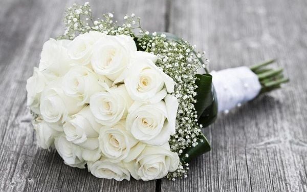 Hoa hồng trắng trong tình yêu lứa đôi đại diện cho vẻ đẹp thuần khiết, ấm áp và kiên định
