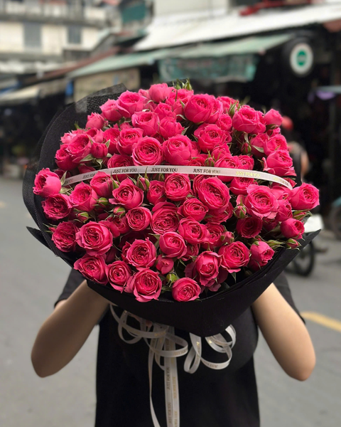 Hoa Bó Tròn: Bó Hoa Cẩm Chướng Hồng - HBT111