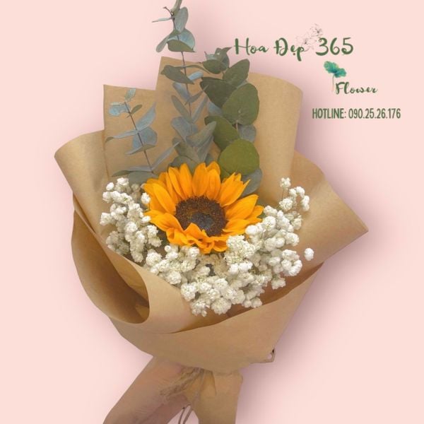 bó hoa hướng dương tặng 20/10