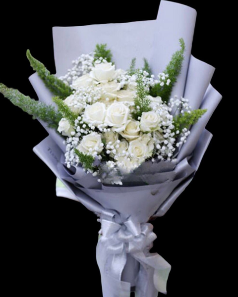 Giỏ Hoa Viếng: Bó Hoa Tươi Viếng Cô Sáu - GHV11