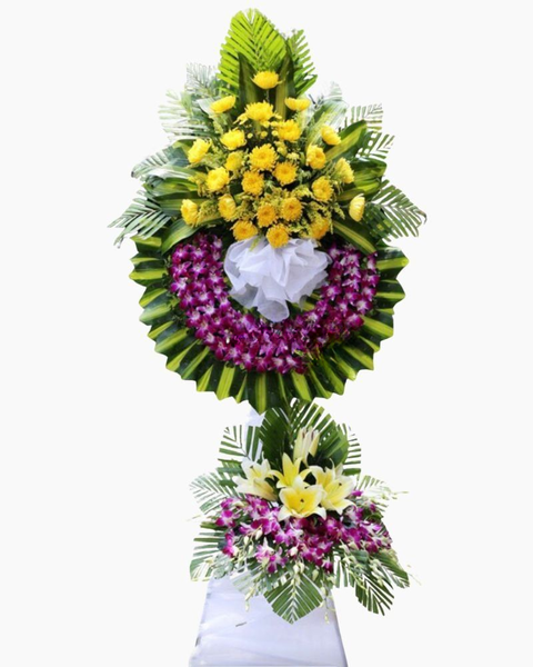 Hoa Chia Buồn: Hạ Buồn - HTL43 - Vòng Hoa Tang Lễ