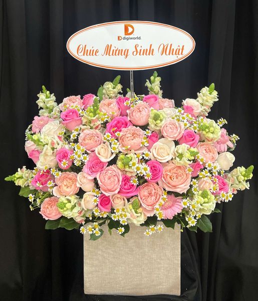 Hộp Hoa Tươi: Hộp Hoa Julie - HH174 | Flosa