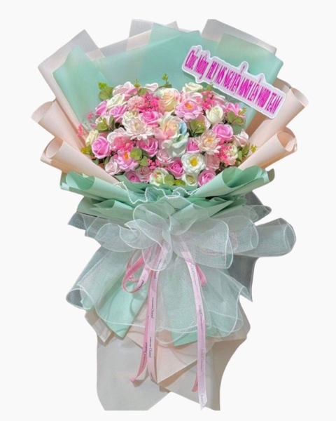 Hoa Sáp: Bó Hoa Hồng Sáp Thơm Dạ Quang Ấn Tượng - HST11