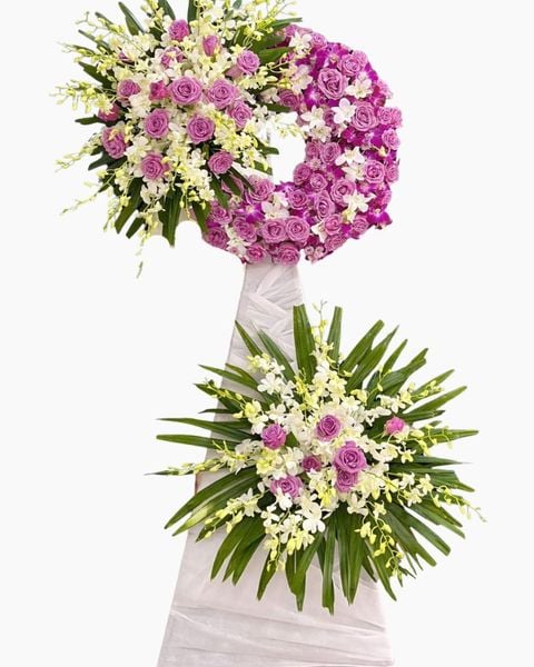 Hoa Chia Buồn: Vòng Hoa Thương Mến - HTL193 | Flosa