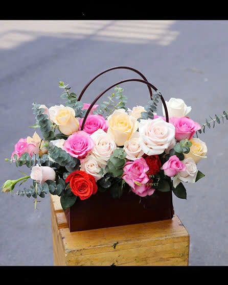  Giỏ Hoa Charming Basket - HG12 