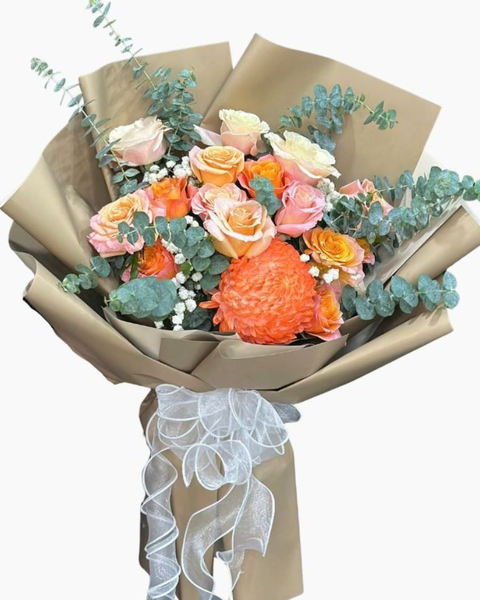 Hoa Bó Dài: Bó Hoa Ấm Áp - Hoa 20/10 - HBD298