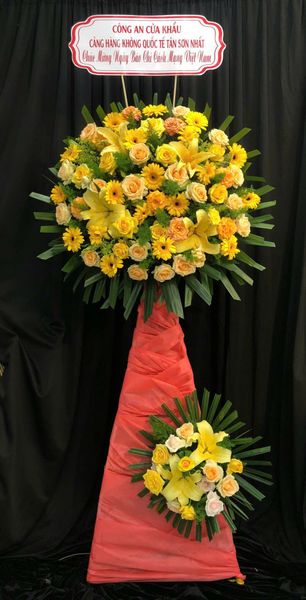 Hoa Khai Trương: Kệ Hoa Khai Trương Great Achievement - HCM64