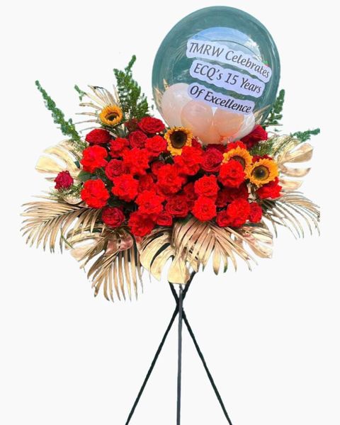 Hoa Chúc Mừng: Kệ Hoa Khai Trương Bong Bóng - HCM50
