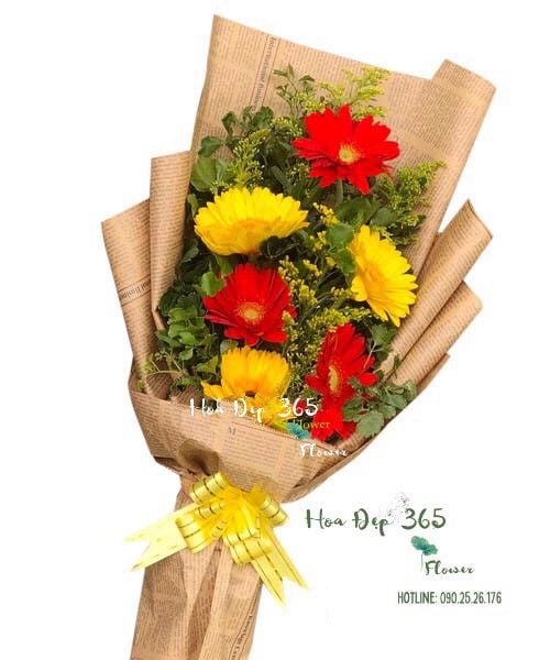Bó hoa đồng tiền tặng thầy cô