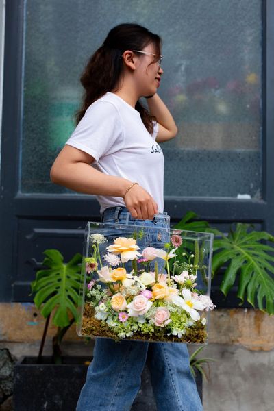  Hộp Hoa Mica For You - HMC03 