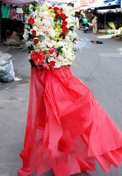 Tranh Hoa Tươi: Kệ Hoa Khởi Đầu Thuận Lợi - TH15