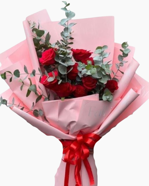 Hoa Bó Dài: Bó Hoa Tươi Only Rose - HBD258